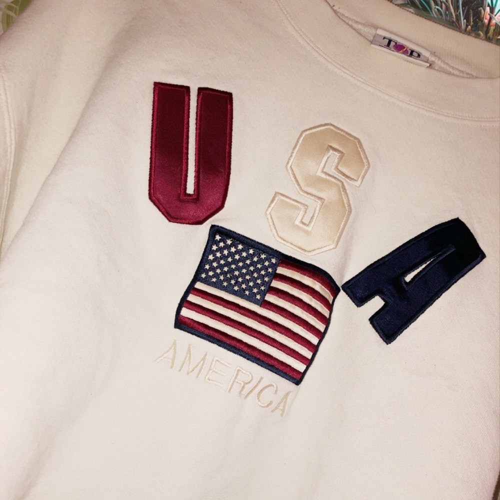 Vintage Crop Sweatshirt